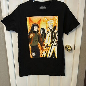 Naruto Shippuden Graphic (M) Black Short Sleeve Adult T-Shirt Cosplay Comic-Con